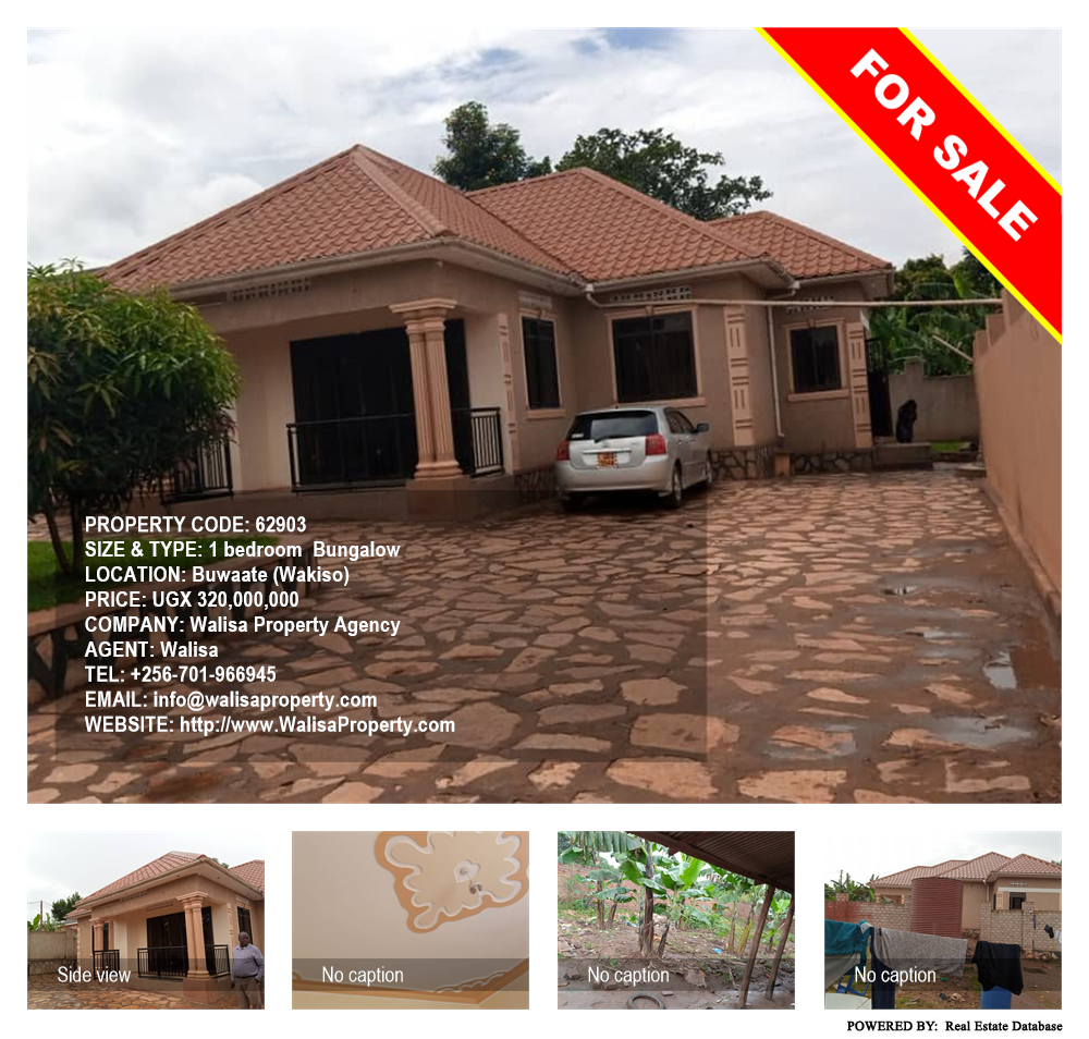 1 bedroom Bungalow  for sale in Buwaate Wakiso Uganda, code: 62903