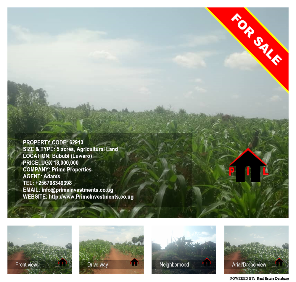 Agricultural Land  for sale in Bubuubi Luweero Uganda, code: 62913