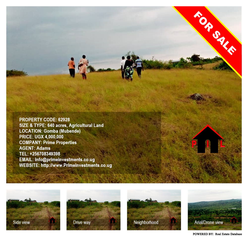 Agricultural Land  for sale in Gomba Mubende Uganda, code: 62928