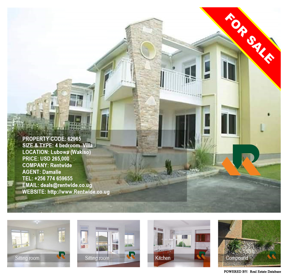 4 bedroom Villa  for sale in Lubowa Wakiso Uganda, code: 62965