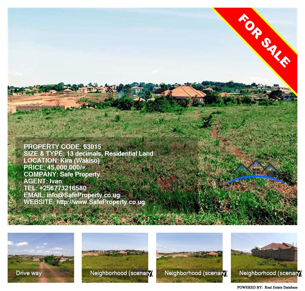 Residential Land  for sale in Kira Wakiso Uganda, code: 63015