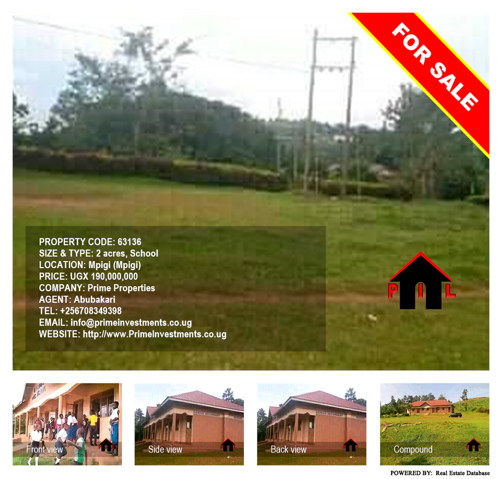 School  for sale in Mpigi Mpigi Uganda, code: 63136