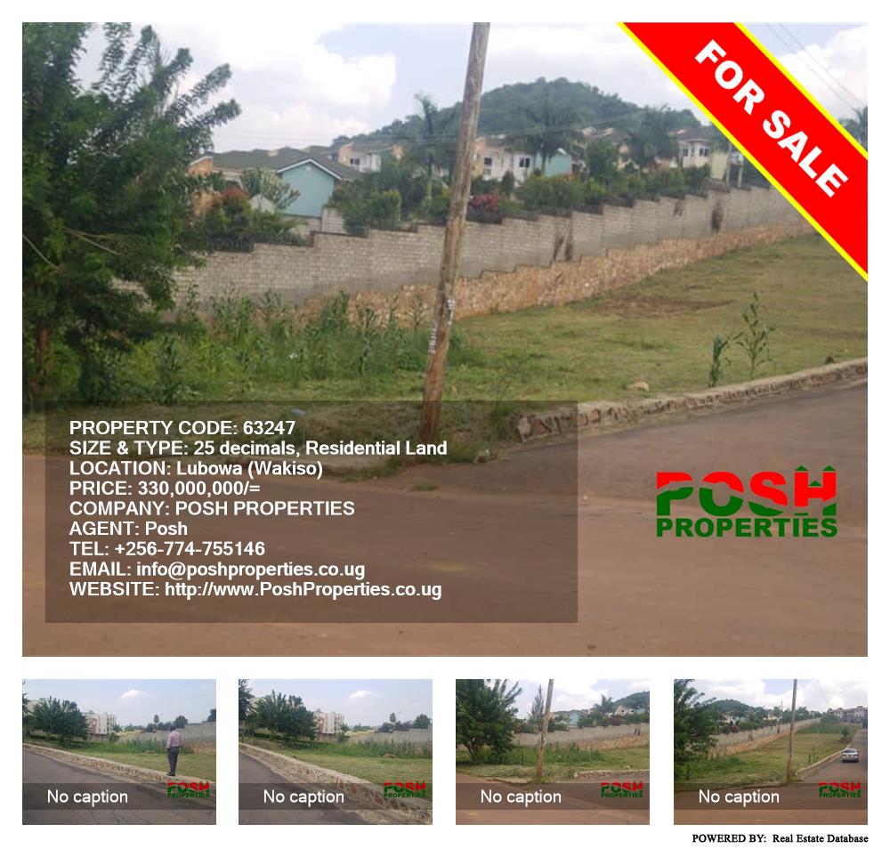 Residential Land  for sale in Lubowa Wakiso Uganda, code: 63247