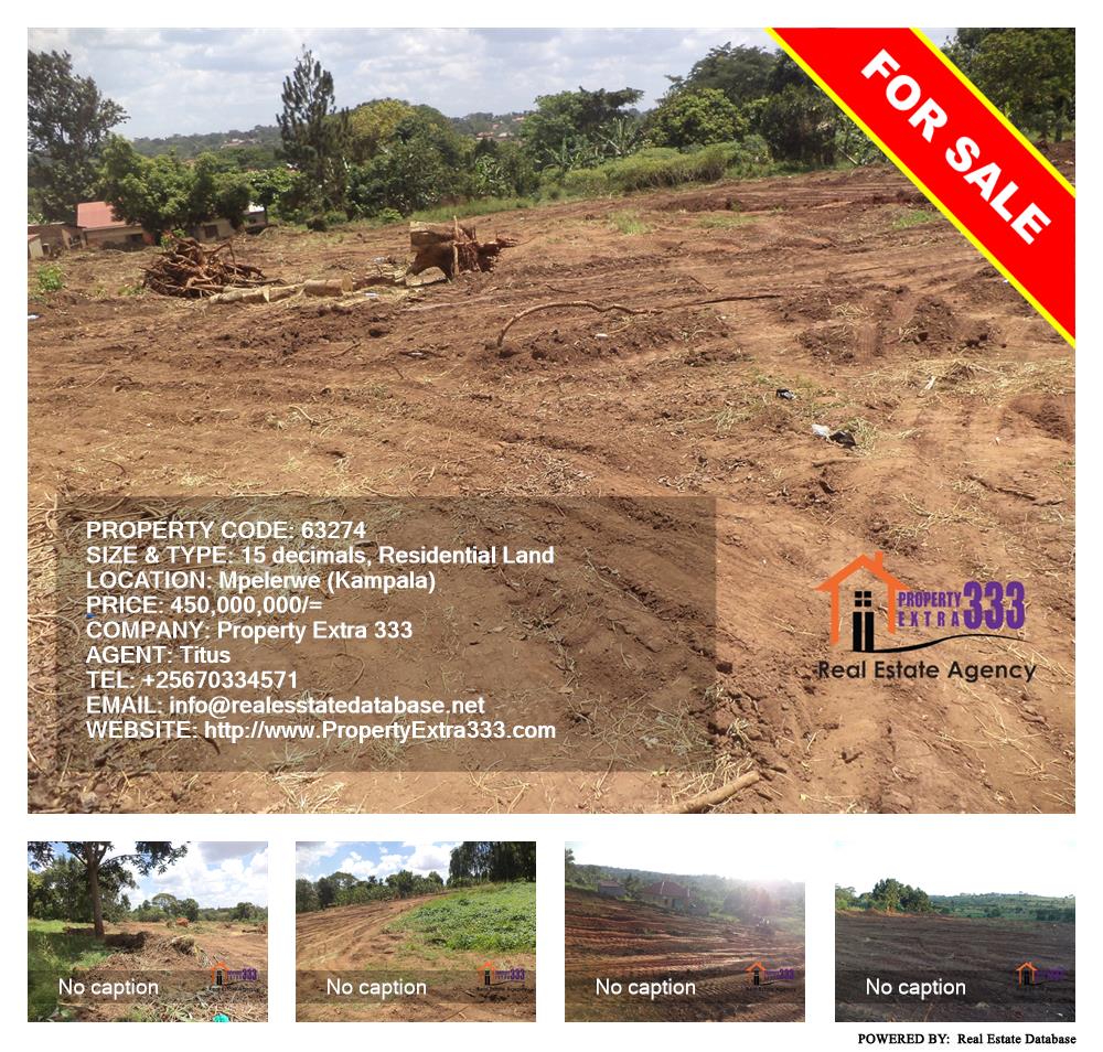 Residential Land  for sale in Mpererwe Kampala Uganda, code: 63274