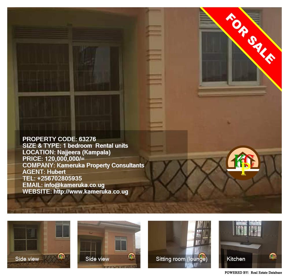 1 bedroom Rental units  for sale in Najjera Kampala Uganda, code: 63276