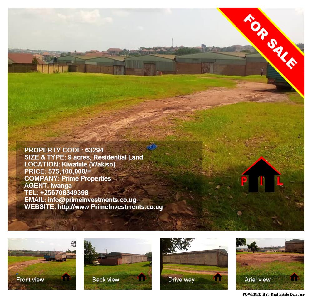 Residential Land  for sale in Kiwaatule Wakiso Uganda, code: 63294