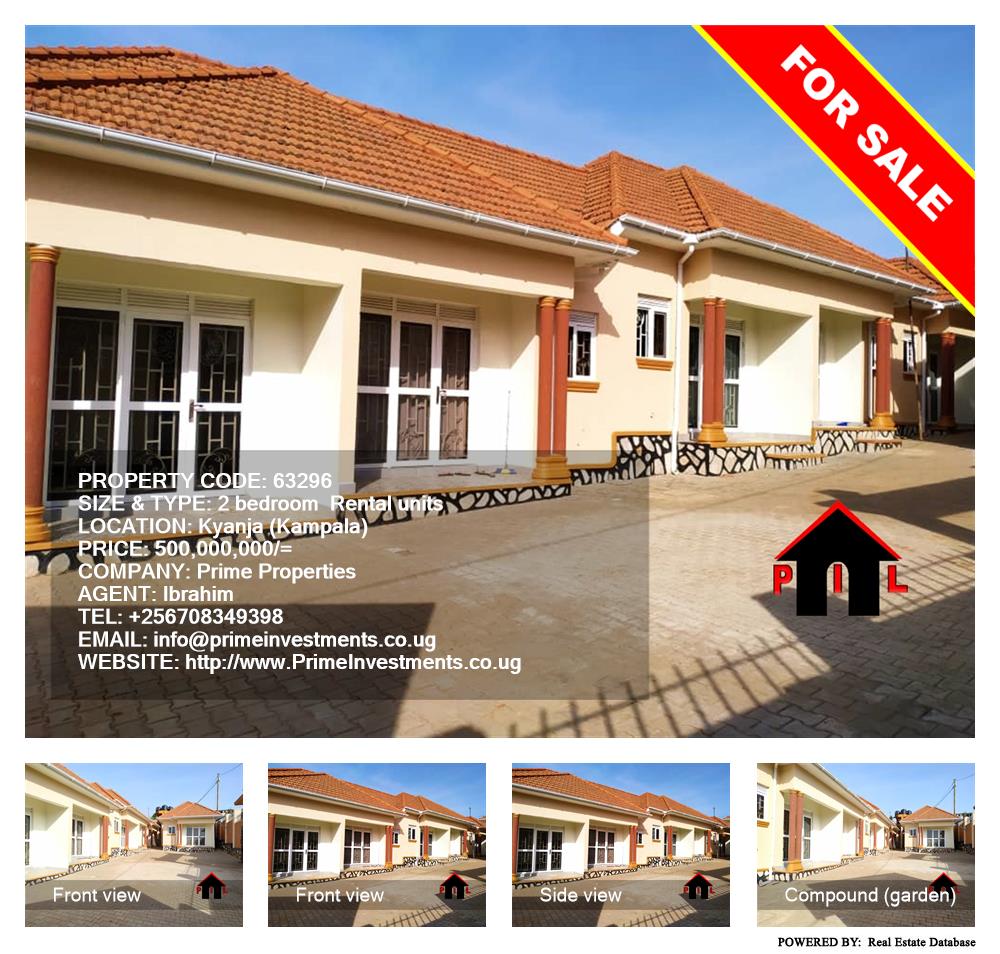2 bedroom Rental units  for sale in Kyanja Kampala Uganda, code: 63296