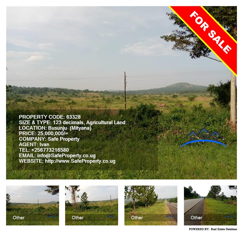 Agricultural Land  for sale in Busunjju Mityana Uganda, code: 63328