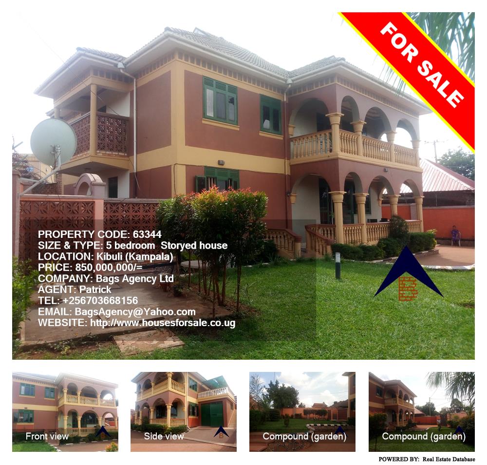 5 bedroom Storeyed house  for sale in Kibuli Kampala Uganda, code: 63344