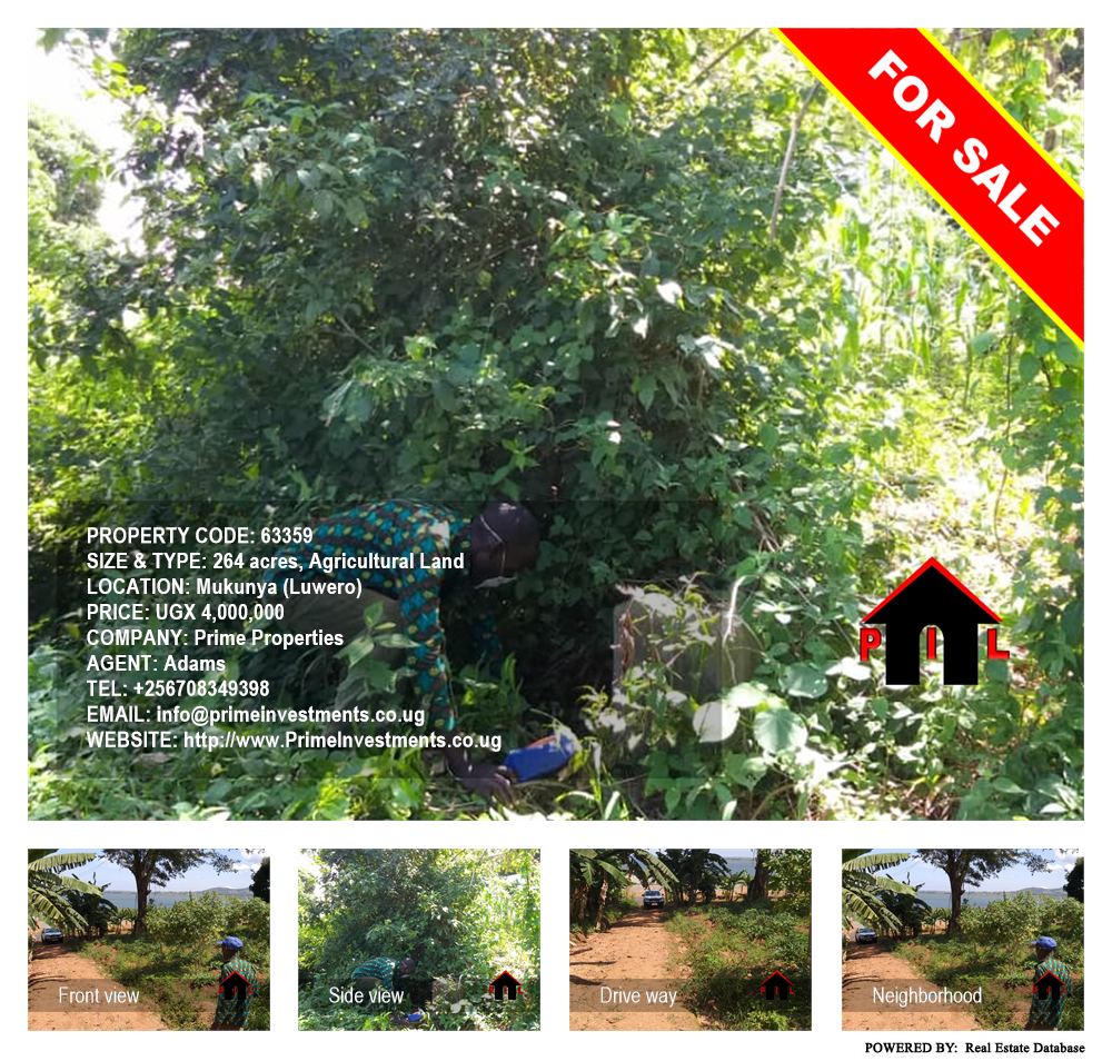 Agricultural Land  for sale in Mukunya Luweero Uganda, code: 63359