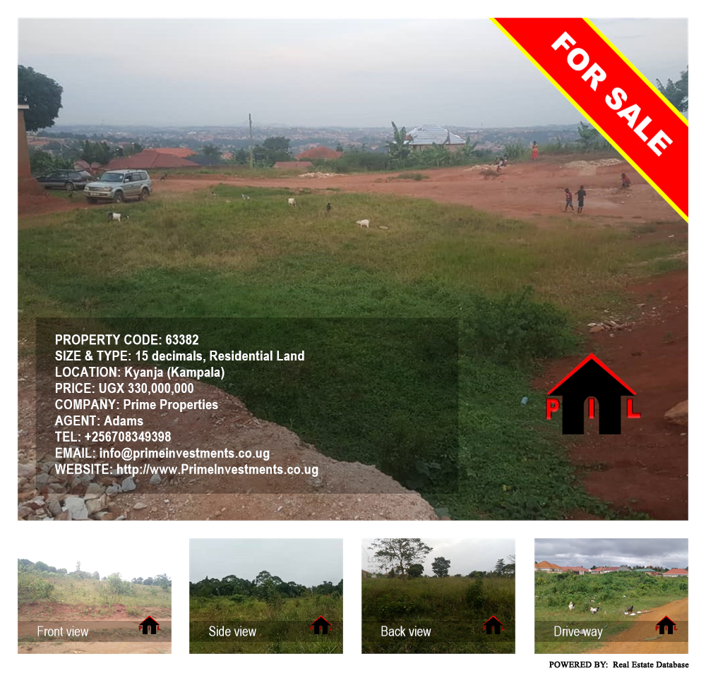 Residential Land  for sale in Kyanja Kampala Uganda, code: 63382