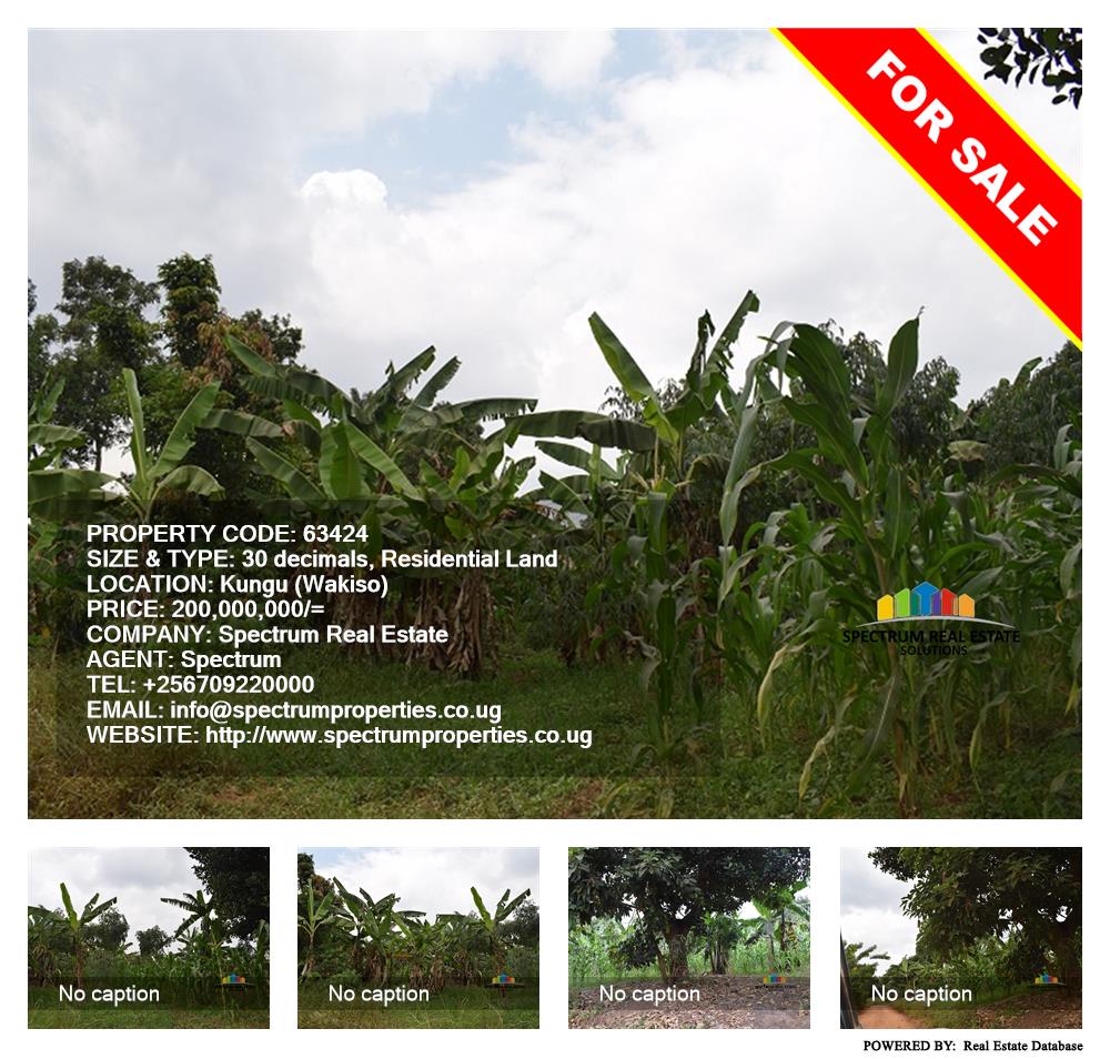 Residential Land  for sale in Kungu Wakiso Uganda, code: 63424