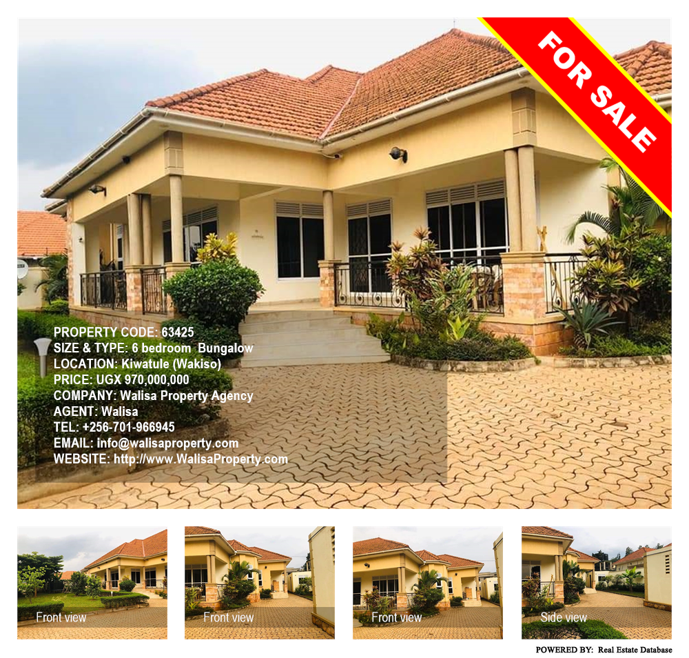 6 bedroom Bungalow  for sale in Kiwaatule Wakiso Uganda, code: 63425