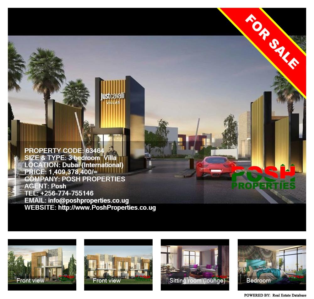 3 bedroom Villa  for sale in Dubai International Uganda, code: 63464
