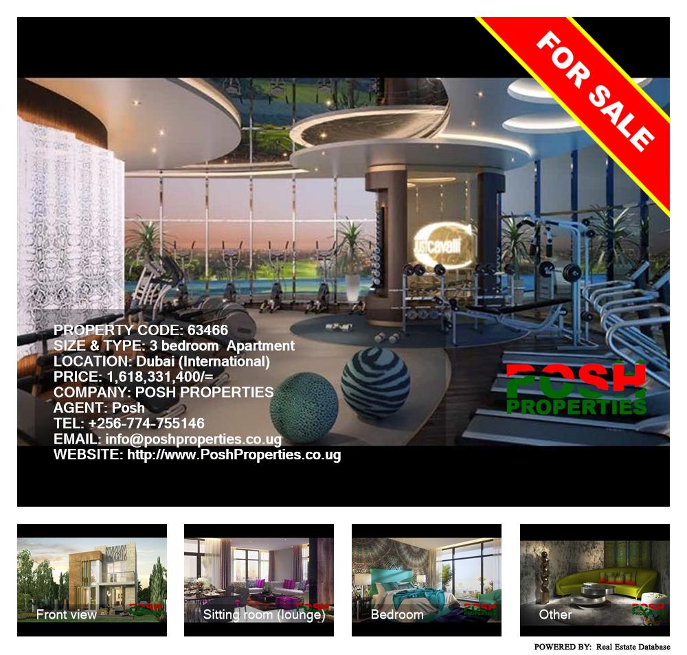3 bedroom Apartment  for sale in Dubai International Uganda, code: 63466