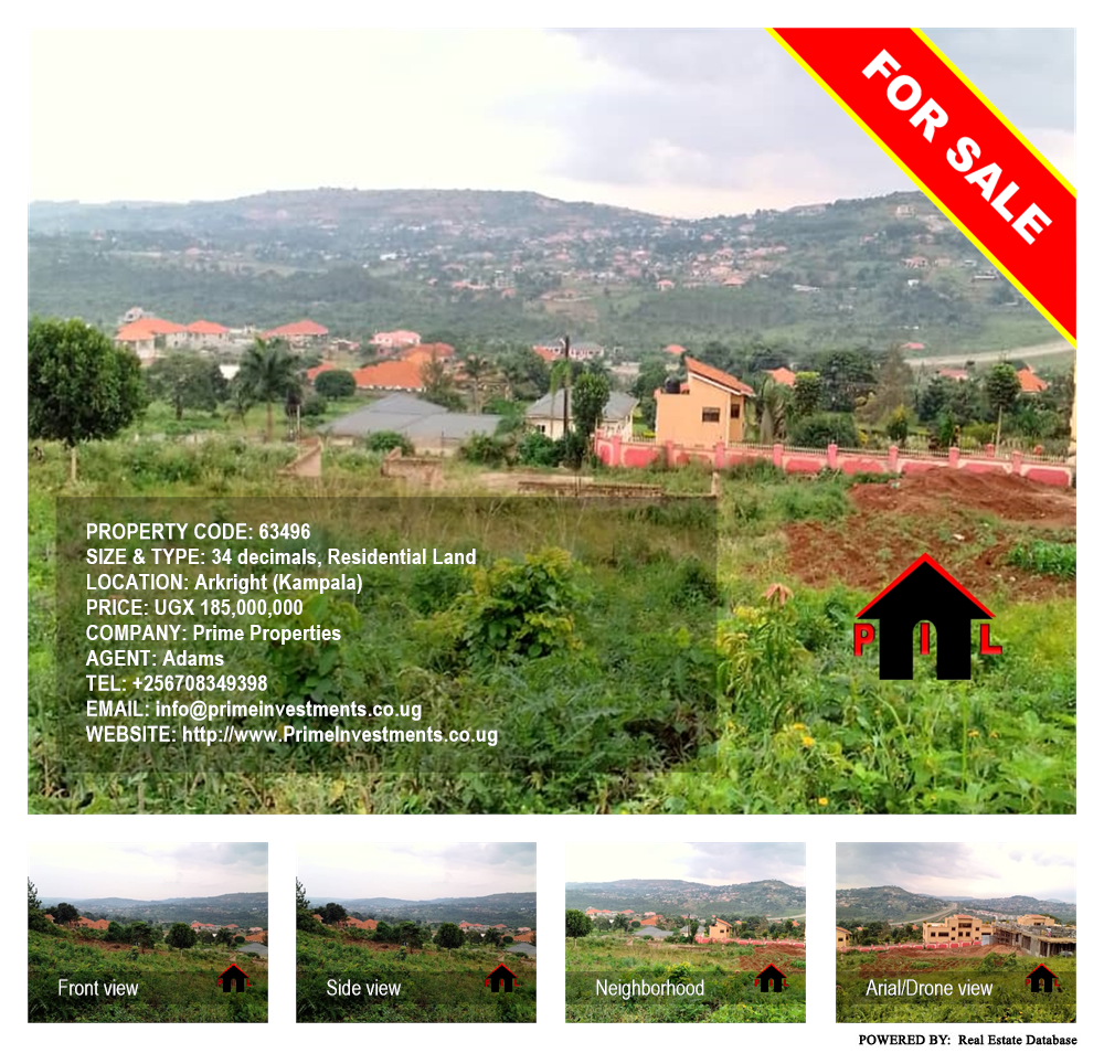 Residential Land  for sale in Akright Kampala Uganda, code: 63496