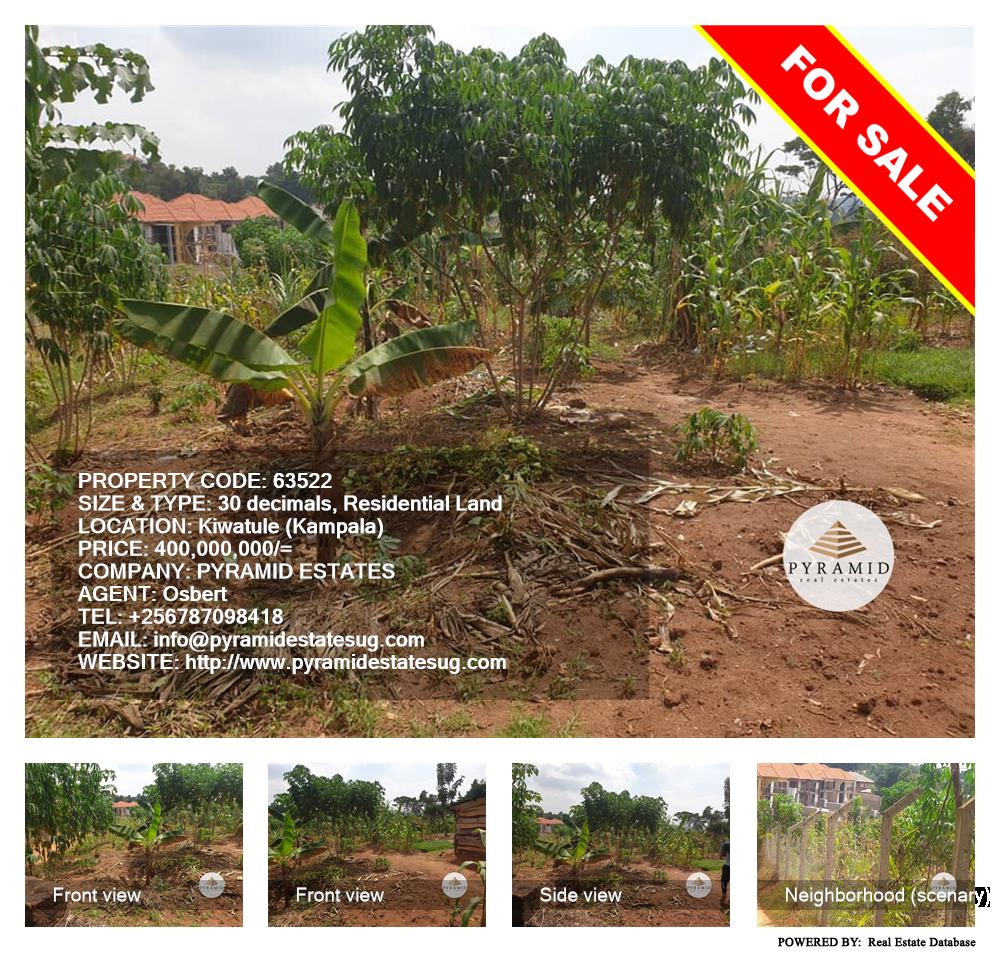 Residential Land  for sale in Kiwaatule Kampala Uganda, code: 63522