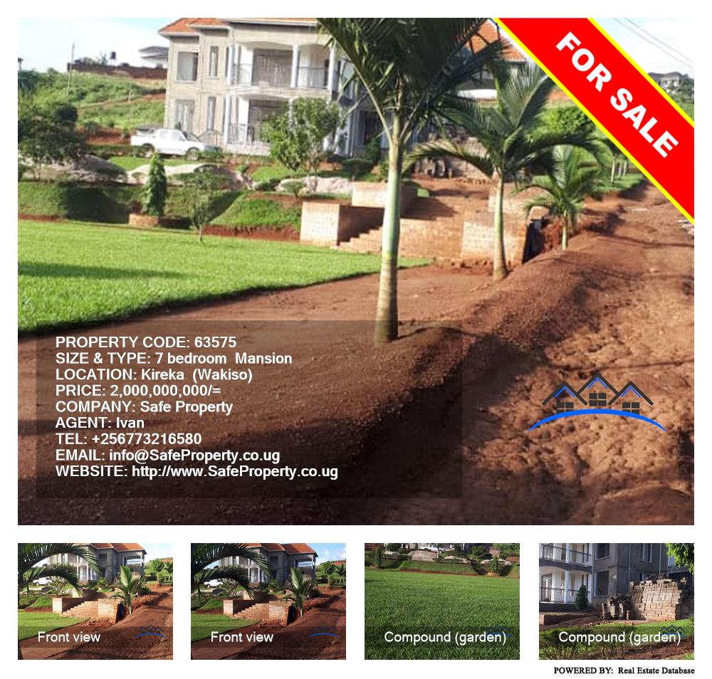 7 bedroom Mansion  for sale in Kireka Wakiso Uganda, code: 63575