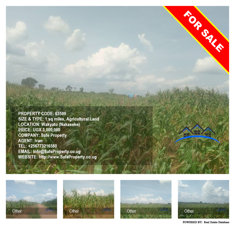 Agricultural Land  for sale in Wakyato Nakaseke Uganda, code: 63599