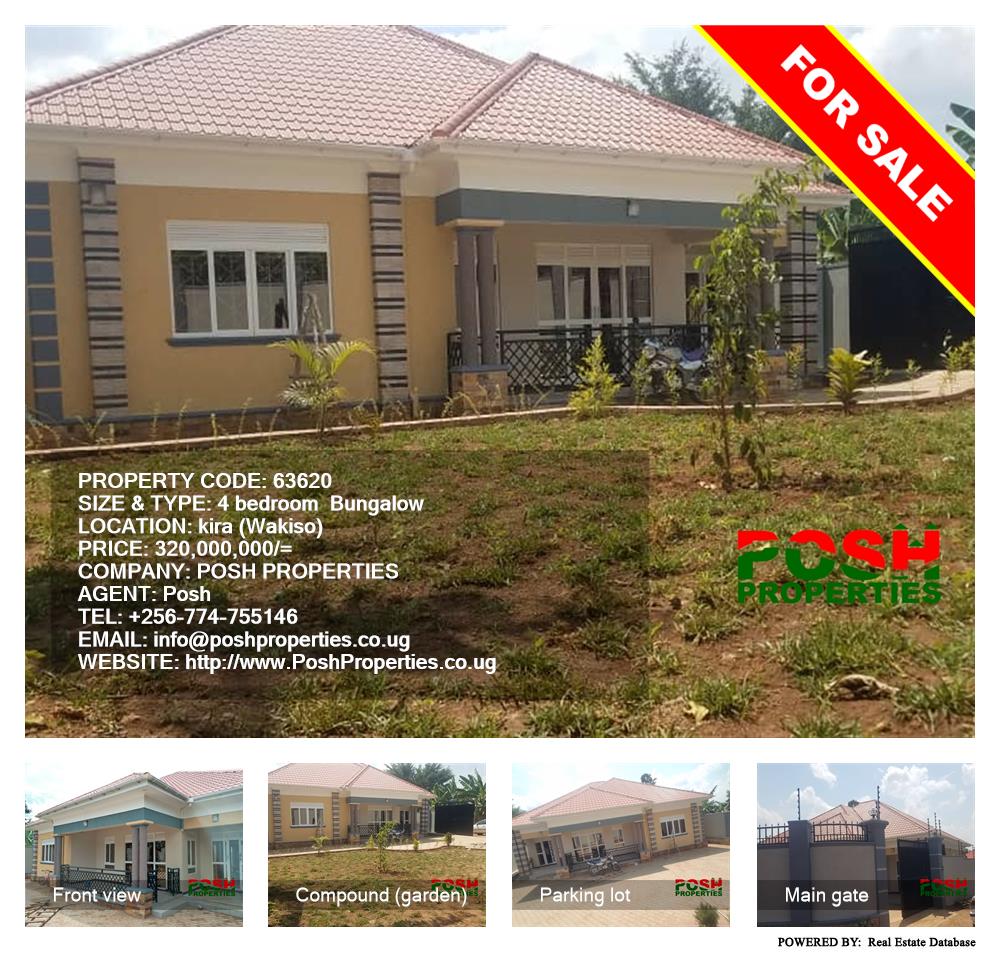 4 bedroom Bungalow  for sale in Kira Wakiso Uganda, code: 63620