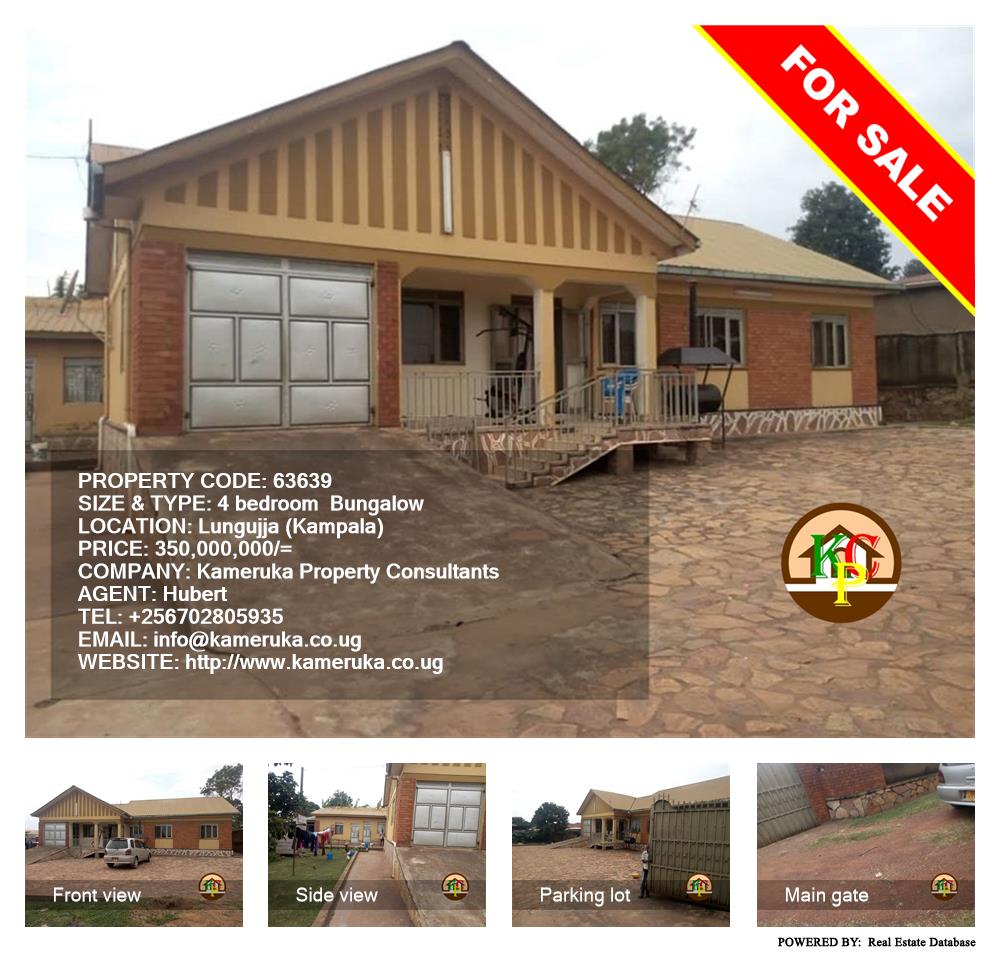 4 bedroom Bungalow  for sale in Lungujja Kampala Uganda, code: 63639
