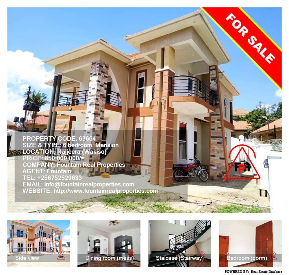 6 bedroom Mansion  for sale in Najjera Wakiso Uganda, code: 63664