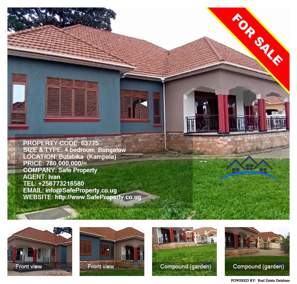 4 bedroom Bungalow  for sale in Butabika Kampala Uganda, code: 63775