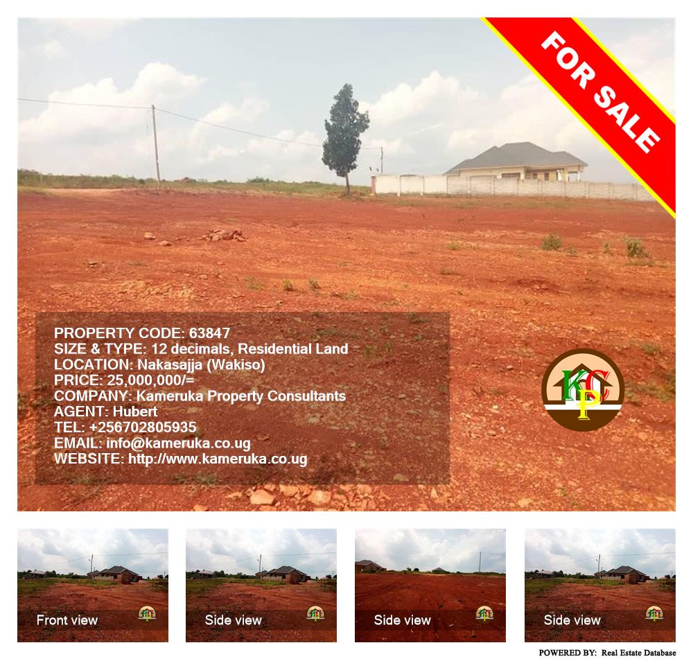 Residential Land  for sale in Nakassajja Wakiso Uganda, code: 63847