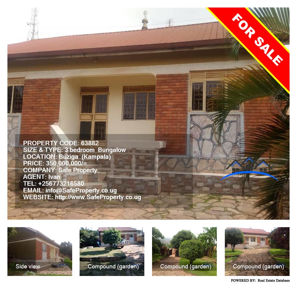 3 bedroom Bungalow  for sale in Buziga Kampala Uganda, code: 63882