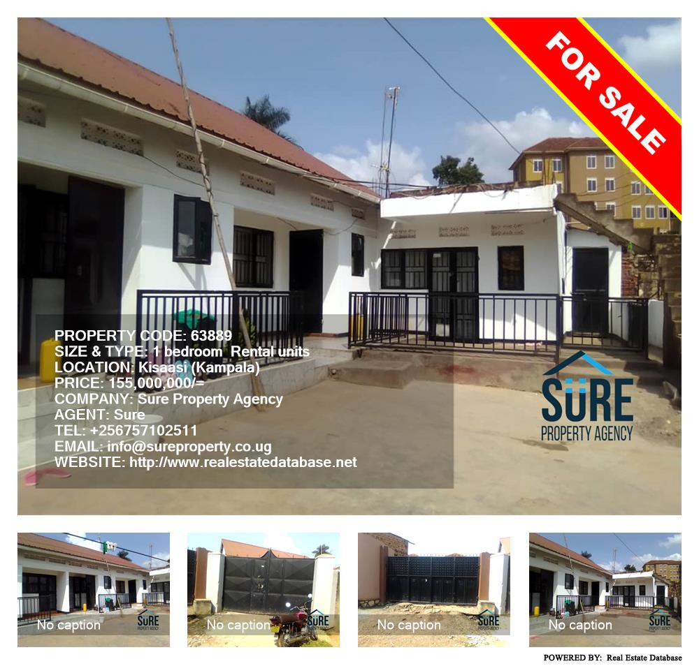 1 bedroom Rental units  for sale in Kisaasi Kampala Uganda, code: 63889