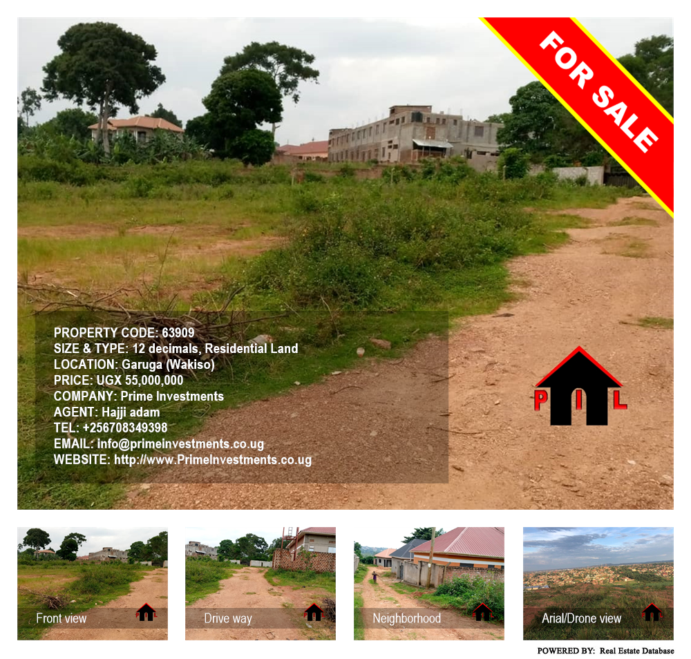 Residential Land  for sale in Garuga Wakiso Uganda, code: 63909