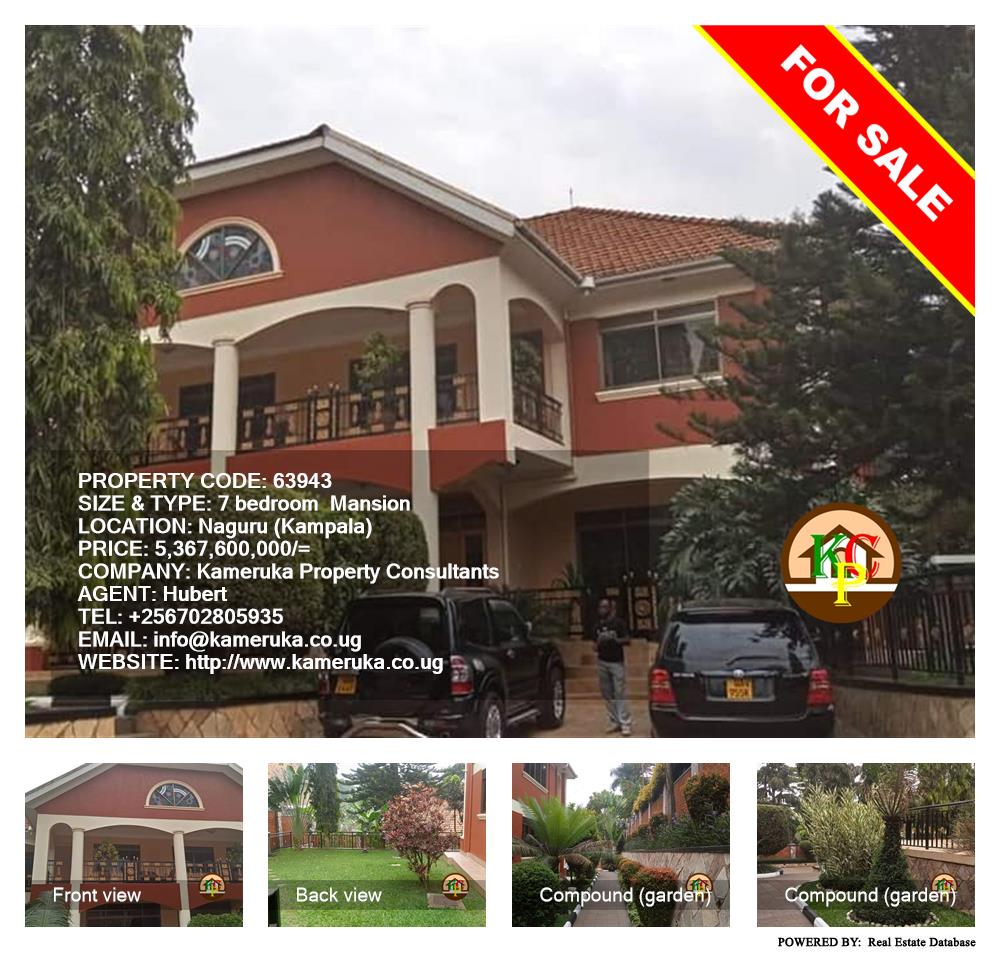 7 bedroom Mansion  for sale in Naguru Kampala Uganda, code: 63943