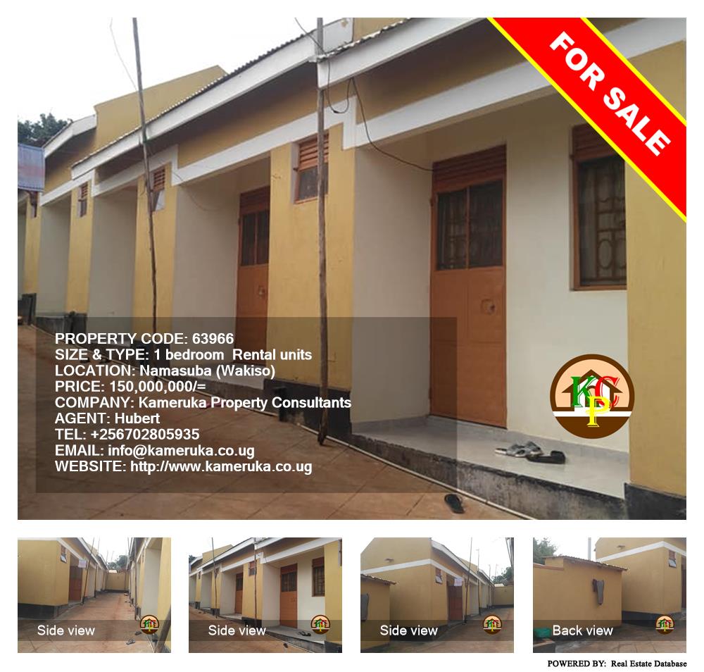 1 bedroom Rental units  for sale in Namasuba Wakiso Uganda, code: 63966