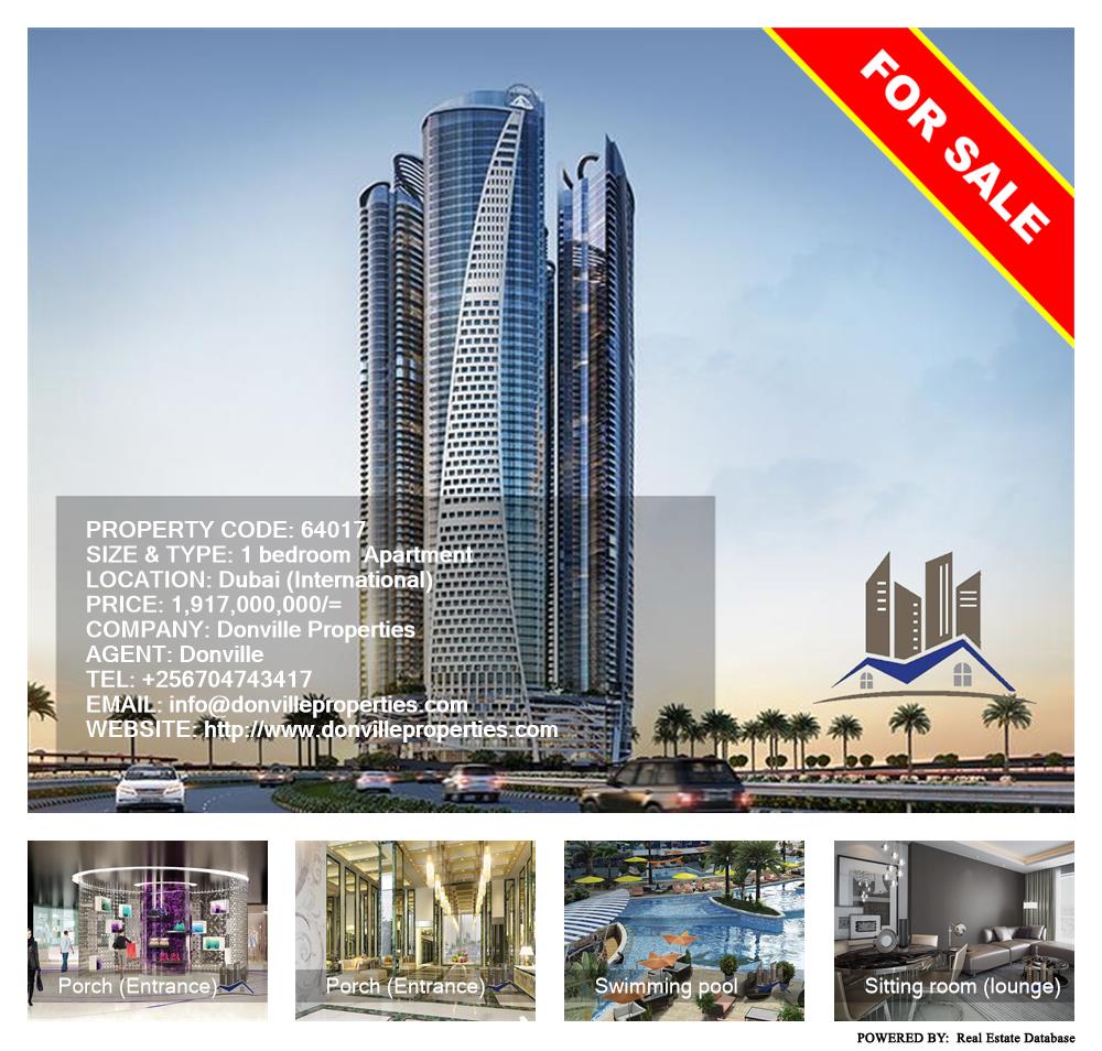 1 bedroom Apartment  for sale in Dubai International Uganda, code: 64017