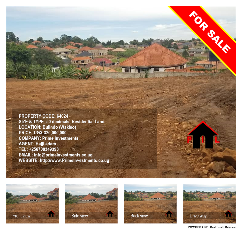 Residential Land  for sale in Bulindo Wakiso Uganda, code: 64024
