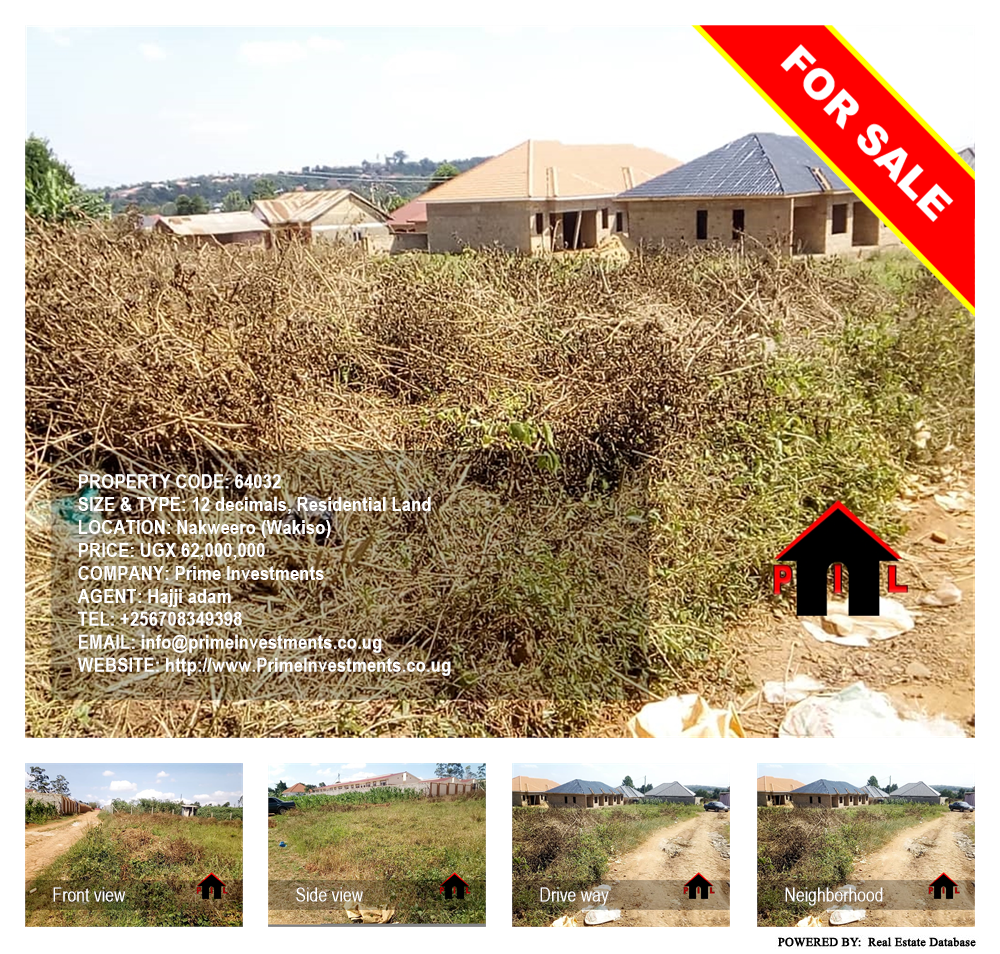 Residential Land  for sale in Nakweelo Wakiso Uganda, code: 64032