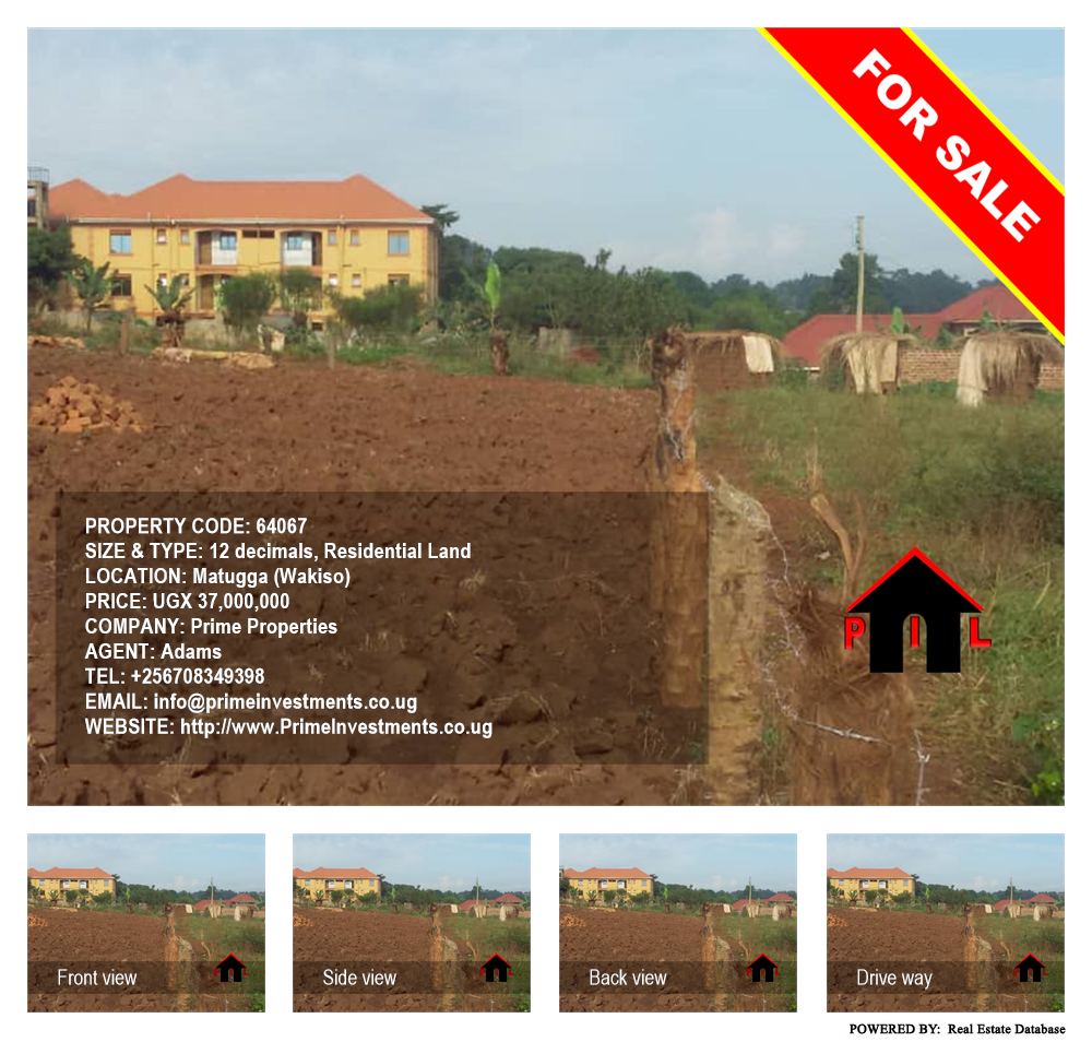 Residential Land  for sale in Matugga Wakiso Uganda, code: 64067
