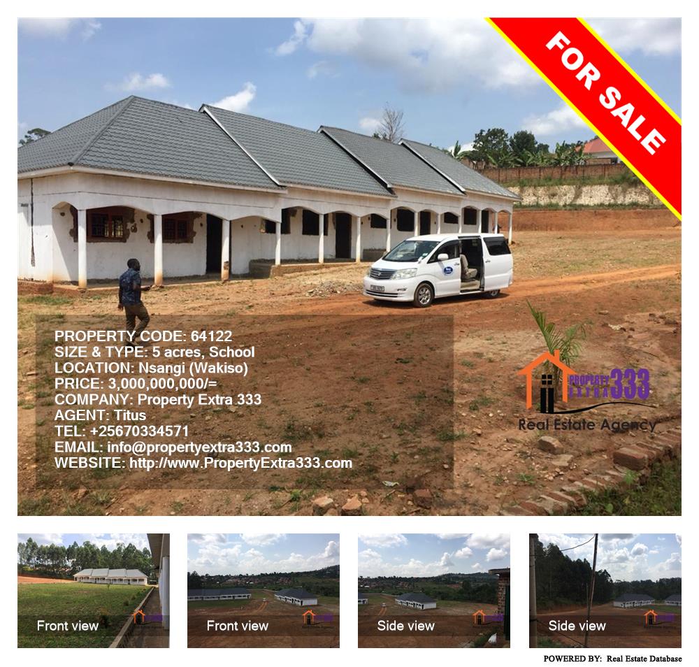 School  for sale in Nsangi Wakiso Uganda, code: 64122