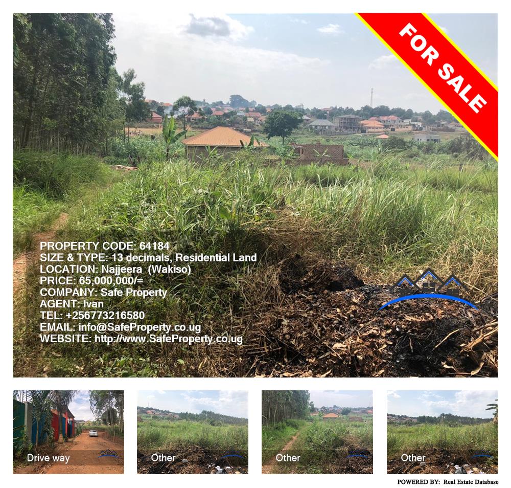 Residential Land  for sale in Najjera Wakiso Uganda, code: 64184