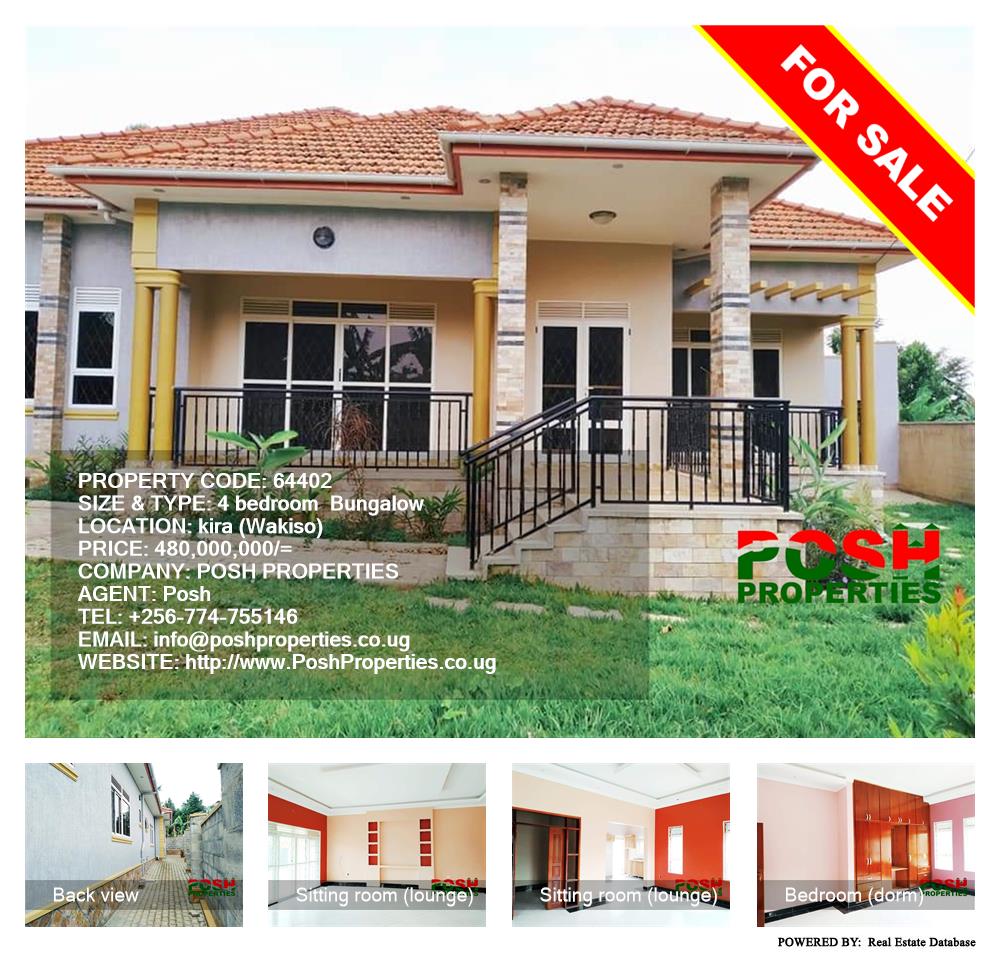 4 bedroom Bungalow  for sale in Kira Wakiso Uganda, code: 64402