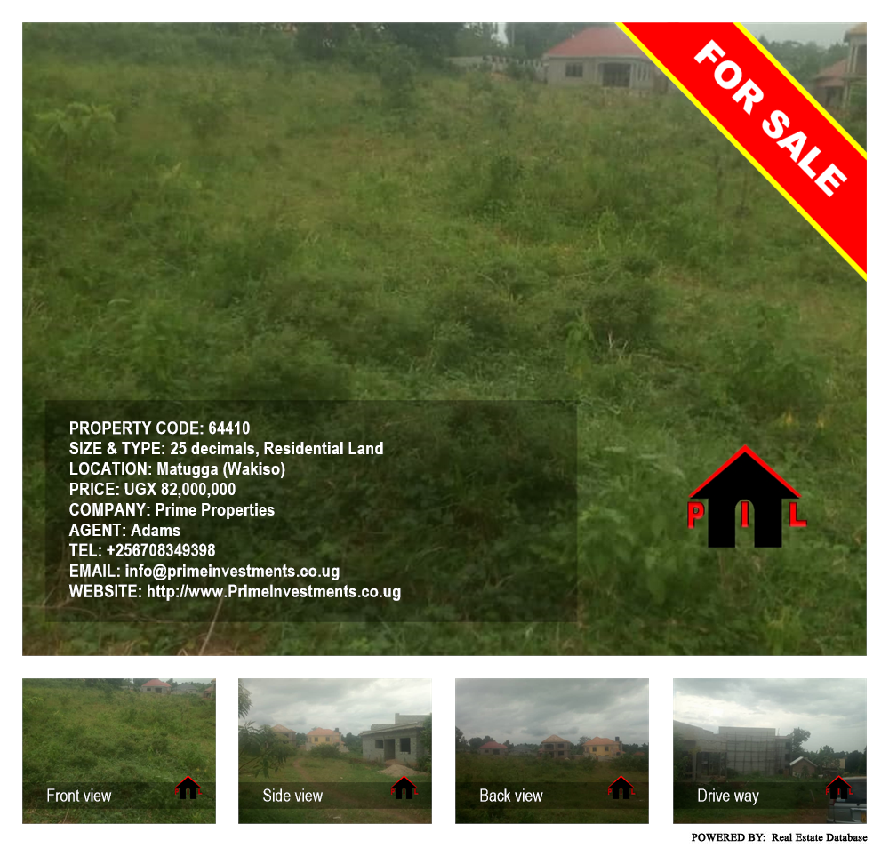 Residential Land  for sale in Matugga Wakiso Uganda, code: 64410