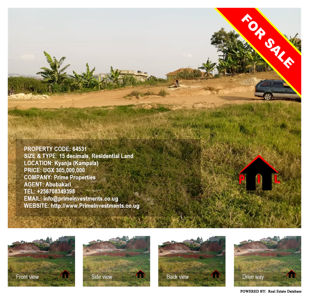 Residential Land  for sale in Kyanja Kampala Uganda, code: 64531