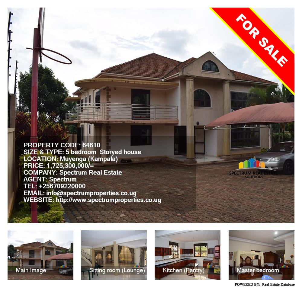 5 bedroom Storeyed house  for sale in Muyenga Kampala Uganda, code: 64610