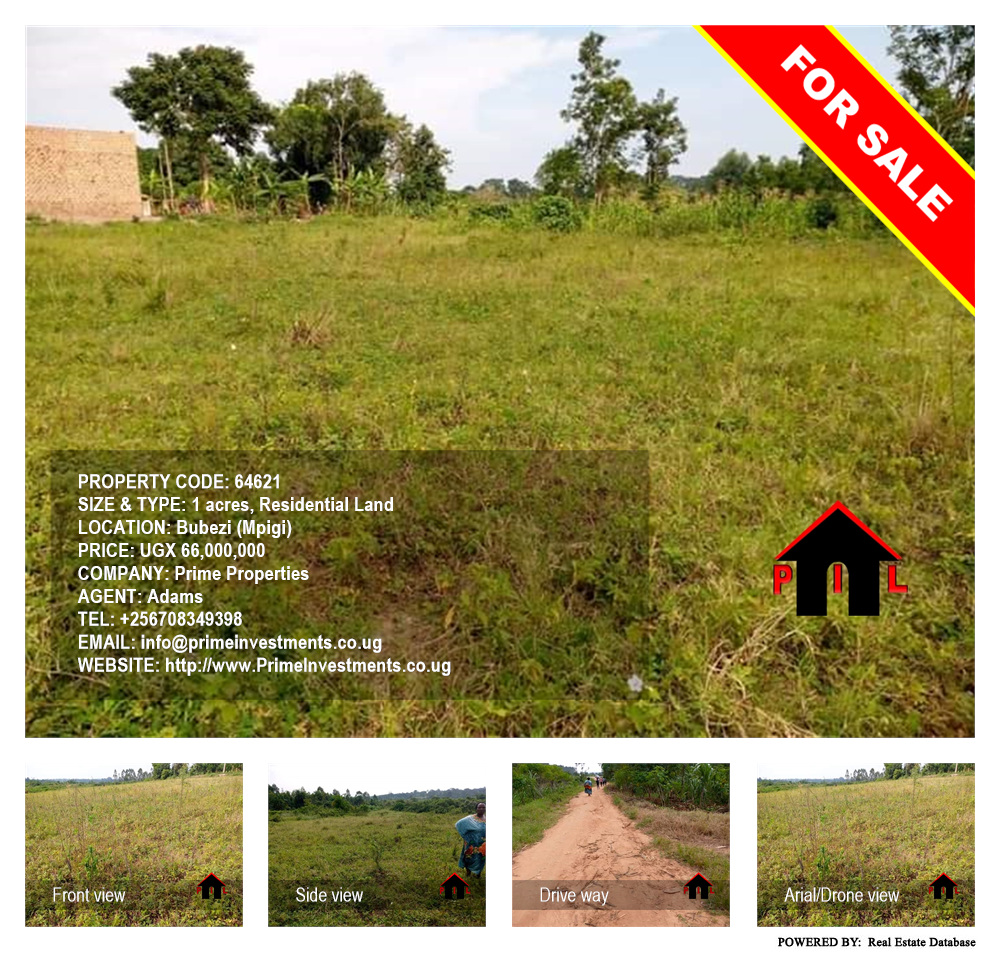 Residential Land  for sale in Bubezi Mpigi Uganda, code: 64621