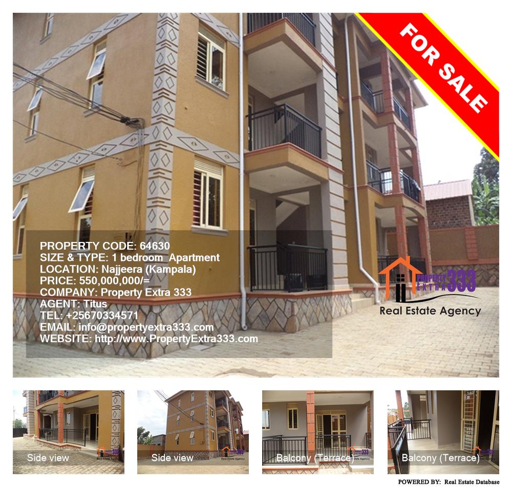 1 bedroom Apartment  for sale in Najjera Kampala Uganda, code: 64630