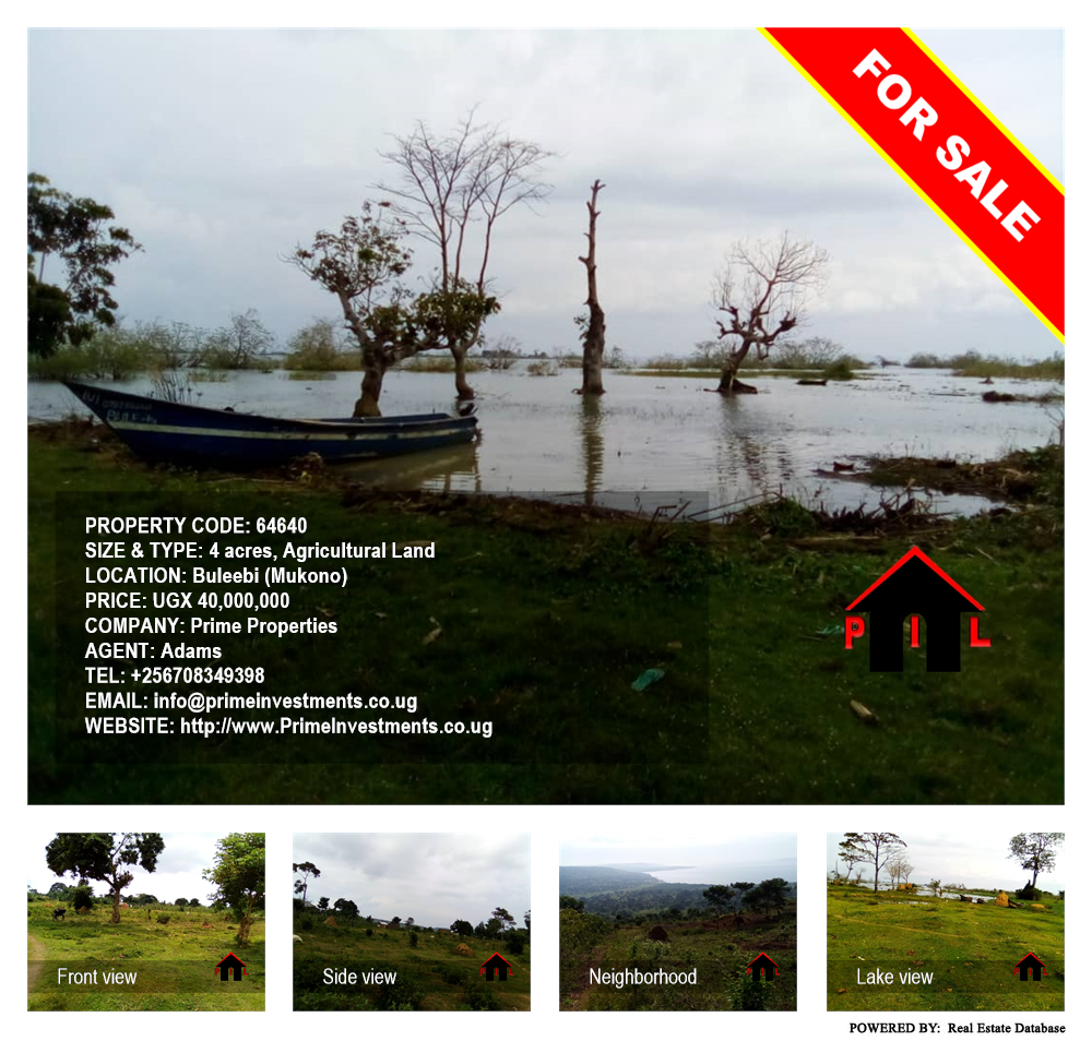 Agricultural Land  for sale in Buleebi Mukono Uganda, code: 64640