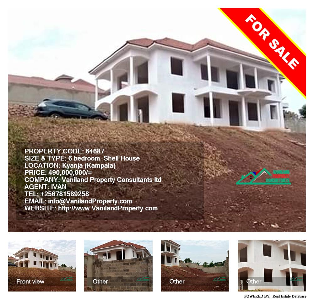 6 bedroom Shell House  for sale in Kyanja Kampala Uganda, code: 64687