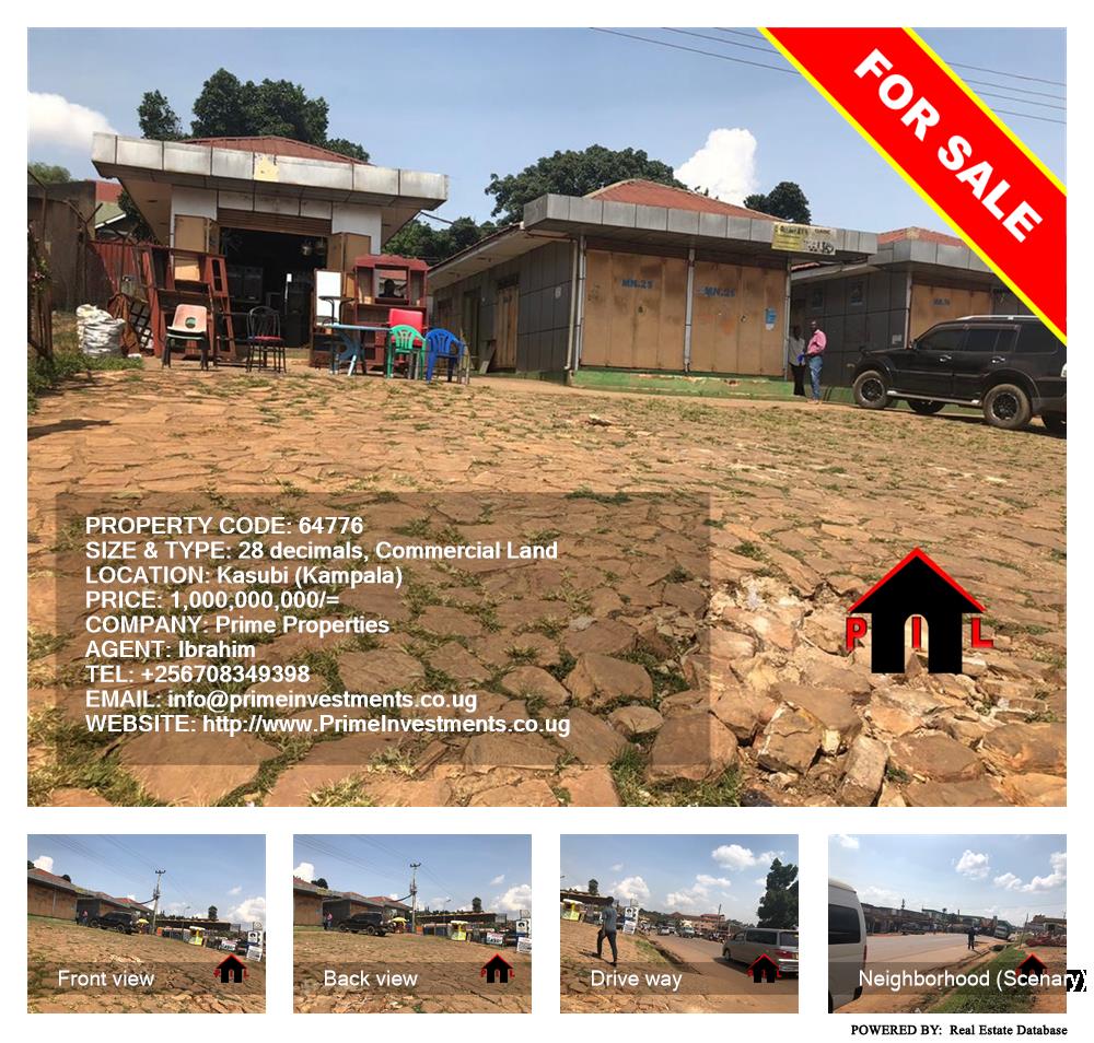 Commercial Land  for sale in Kasubi Kampala Uganda, code: 64776