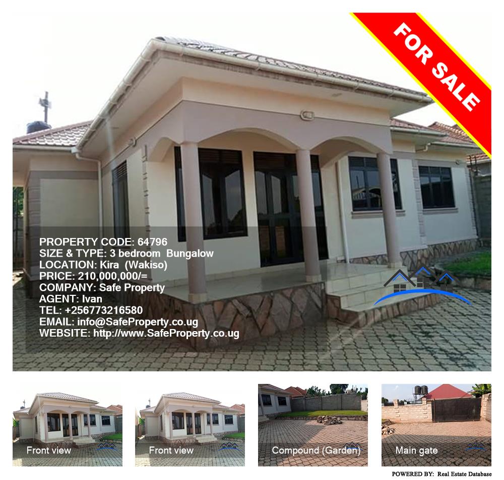 3 bedroom Bungalow  for sale in Kira Wakiso Uganda, code: 64796