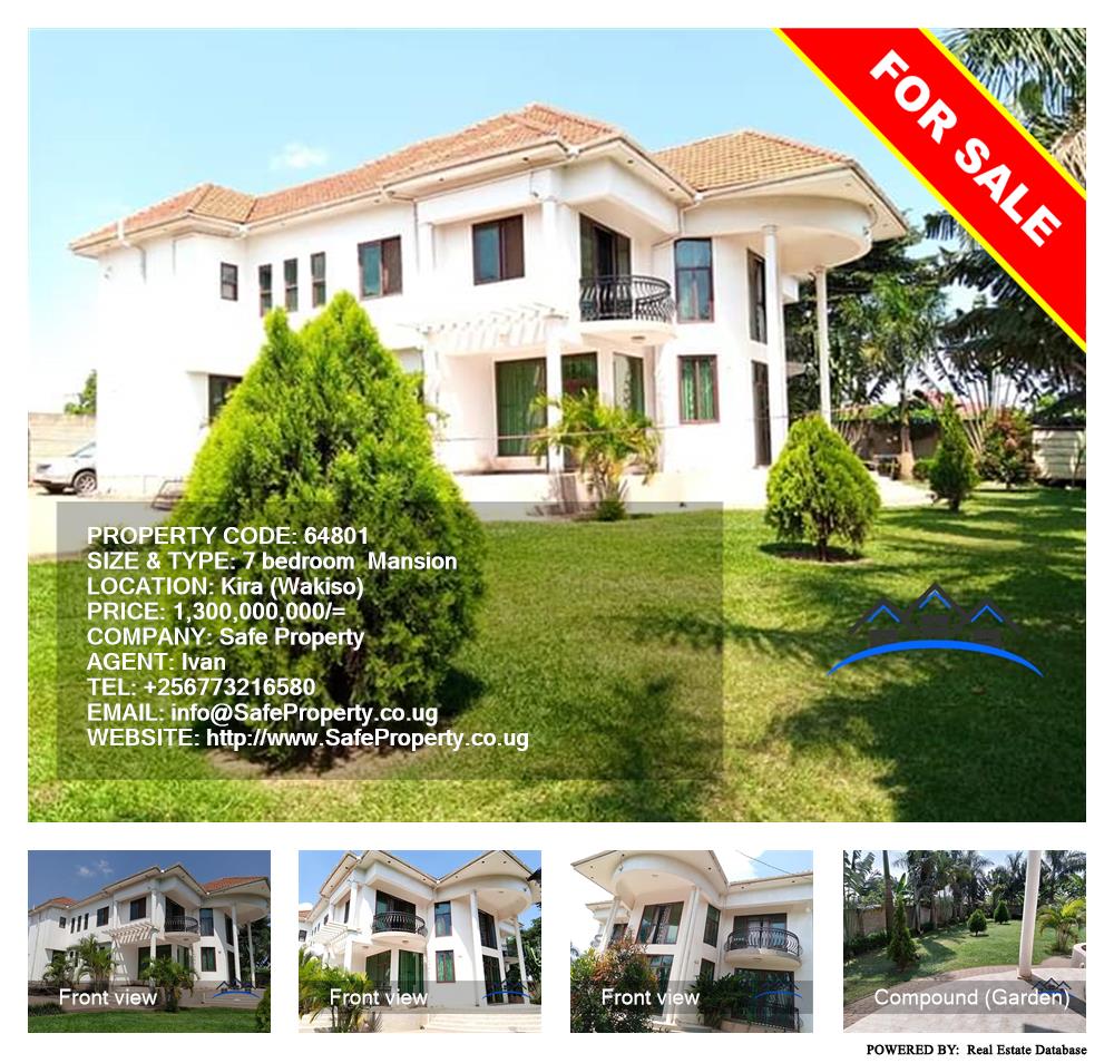 7 bedroom Mansion  for sale in Kira Wakiso Uganda, code: 64801